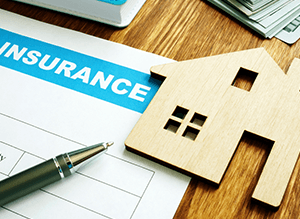 Home insurance, money, cash, insurance document, pen, house 